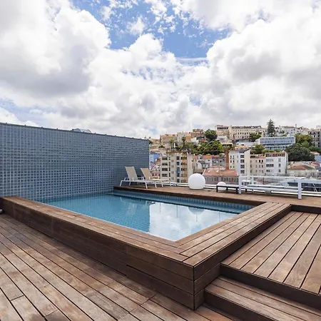 Liberdade Elegance W/rooftop Pool By Lovelystay * Lisboa